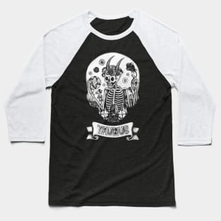 Zodiac taurus skull. Baseball T-Shirt